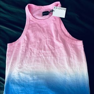WSLY weekend tank top tri-color